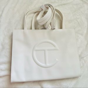 Telfar Bags Telfar White Medium Shopping Bag
